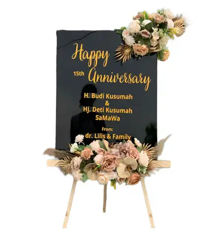 Papan Bunga Akrilik Bunga Mekar